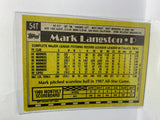 # 54T Mark Langston  Los Angeles Angels 1990 Topps Baseball Cards