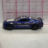 Blue #8 Sheriff 2010 Ford Mustang GT 2009 Hot Wheels Diecast Car