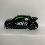 Black Volkswagen New Beetle Cup Hot Wheels Diecast Car