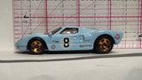 Blue #8 Gulf Ford GT 40 GHC55 ©1999 Hot Wheels Diecast Car