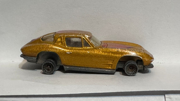Golden Corvette Stingray ©1979 Hot Wheels Diecast Car