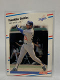 # 527 Franklin  Los Angeles Dodgers 1988 Fleer Baseball Cards