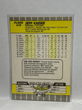 # 410 Jeff Kaiser  Cleveland Indians 1989 Fleer Baseball card