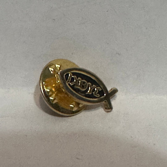 Relgious Fish Symbols  Lapel Pin