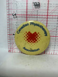 Canadian Physiotherapy Association Logo  Button Pinback