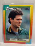 # 110T Scott Sanderson   Oakland Athletics 1990 Topps Baseball Cards