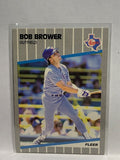 # 514 Bob Brower  Texas Rangers 1989 Fleer Baseball card
