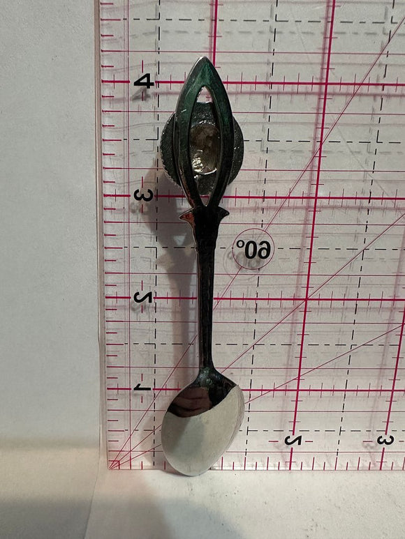 Medicine Hat Native Chief Alberta Alberta Souvenir Spoon