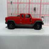 Red 4Z Jeep Gladiater DVK24 MB1057 Matchbox Diecast Car