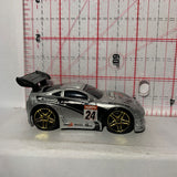 Silver Toyota Supra Tooned Hot Wheels Diecast Car