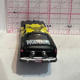 Black Yellow Wolverine Leadfoot Marvel 2010 Maisto Diecast Car