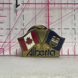 Alberta Canada Friendship Flags  Lapel Pin