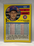 # 424 Les Lancaster  Chicago Cubs 1991 Fleer Baseball card