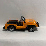 Orange  Construction Corp Jeep Unbranded Construction Diecast Car