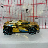 Gold Growler Super Chromes Hot Wheels Diecast Car
