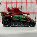 Red Tanknator Military 2015 Ride Ons Hot Wheels Diecast Car