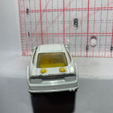 White World Cup France 98 Opel Calibra V6 1/60 Matchbox Diecast Car