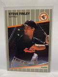# U-3 Steve Finley  Baltimore Orioles 1989 Fleer Baseball Cards