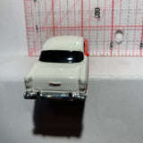 Red White 1955 Chevrolet Bel Air Fresh Metal Maisto Diecast Car
