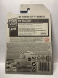 Grey '85 Honda City Turbo II HW Race Day GHC51 D7C5 G1 2018 Long Card Hot Wheels Diecast Car