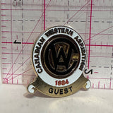 Canadian Western Agribition 1984 Guest  Lapel Pin