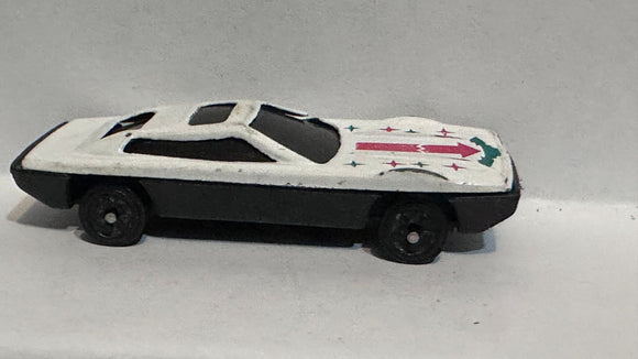 White Arrow Racer Unbranded Diecast Car