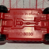 Red Taxi Cab #8030 Unbranded Diecast Car