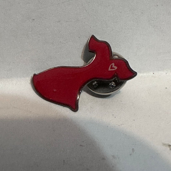 Red Dress Heart  Lapel Pin