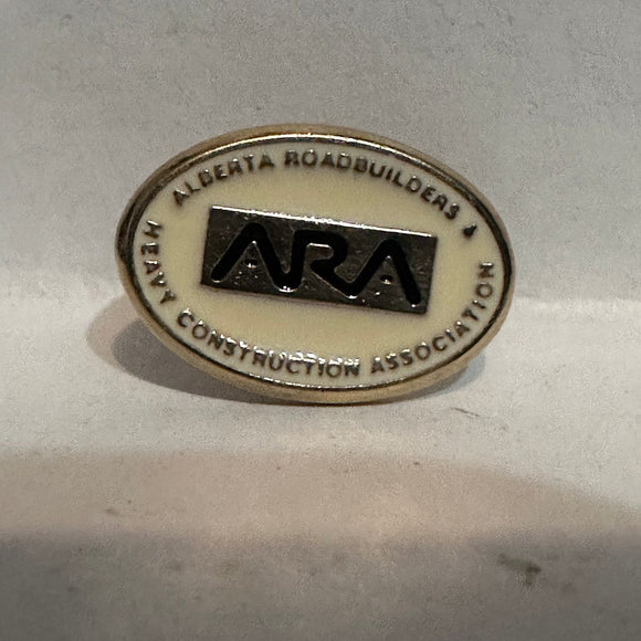 Alberta Roadbuilders Heavy Construction Association Logo  Lapel Pin