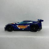 Blue Corvette C7 R HW Race Team Hot Wheels Diecast Car