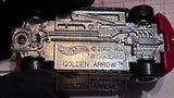 Black Flames Golden Arrow ©2002 Hot Wheels Diecast Car