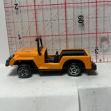 Orange  Construction Corp Jeep Unbranded Construction Diecast Car
