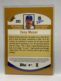 # 283 Tony Muser Manager Kansas City Royals 2002 Topps Baseball card