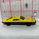 Yellow 4x4 Symbols Racer  Unbranded Diecast Car
