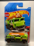 Green Rescue 5 Alarm Truck HW Rescue FYC83 D7C3 G1 2017 Long Card Hot Wheels Diecast Car