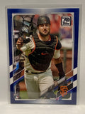 # 12 Joey Bart Rookie Blue Parallel San Francisco Giants 2021 Topps Series One Baseball Cards