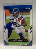 # 273 David Moore  Seattle Seahawks 2021 Score Football Cards