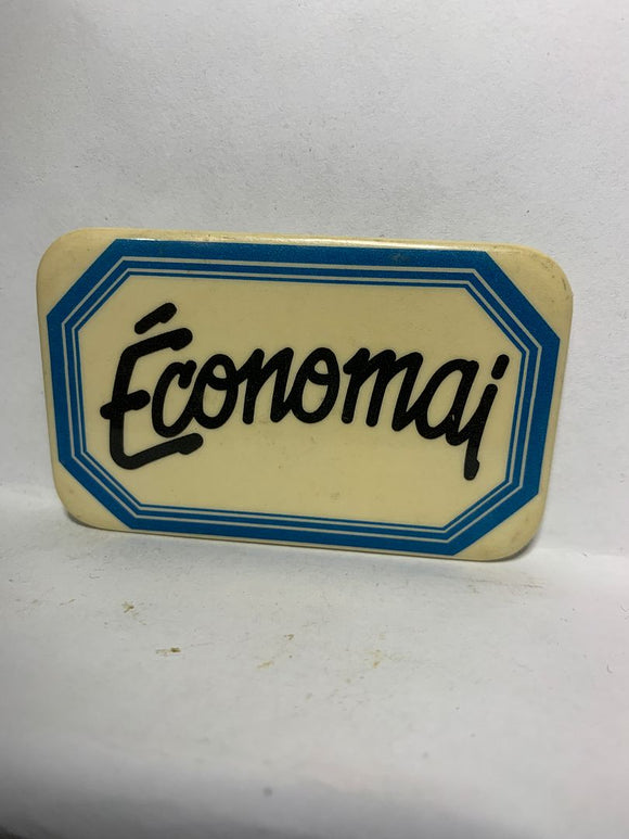 Economai  Button Pinback