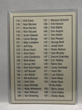 # 160 Checklist   1992 Donruss Baseball Cards