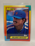 # 73T Orlando Mercado  New York Mets 1990 Topps Baseball Cards