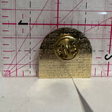 Happy Birthday Over the Hill Under the Hill Slogan  Lapel Pin