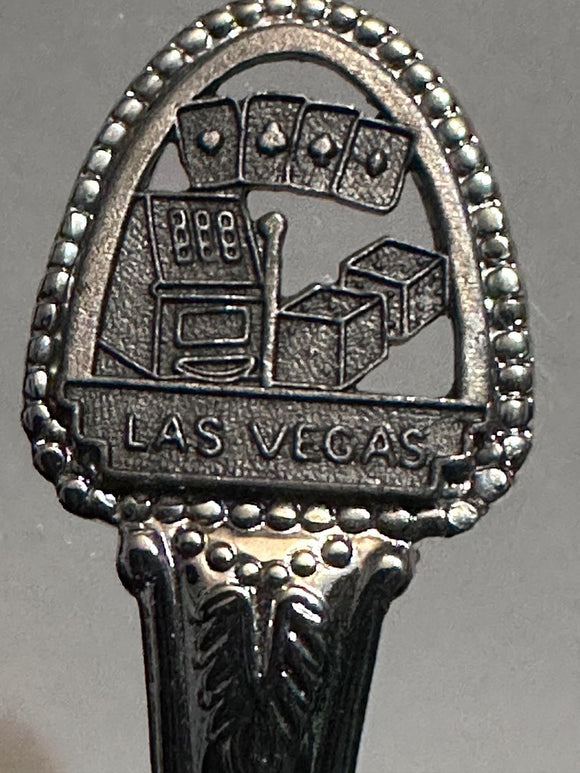Las Vegas Casino Games Golden Strip  Nevada Souvenir Spoon