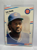 # 433 Lee Smith  Chicago Cubs 1988 Fleer Baseball Cards
