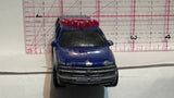 Blue Police 2000 Chevrolet Suburban 1/76 ©1999 Matchbox Diecast Car