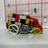 Red Cool One Van HW Art Cars Hot Wheels Diecast Car