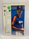 # 504 Rick Rhoden  Houston Astros 1990 UD Baseball Cards