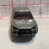 Silver 2008 Lancer Evolution Hot Wheels Diecast Car