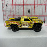 Yellow #68 Baja Truck HW Off Road X0139 Hot Wheels Diecast Car