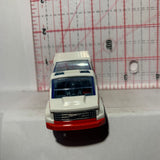 White Rapid Pulse Ambulance Hot Wheels Diecast Car