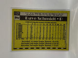 # 112T Dave Schmidt  Montreal Expos 1990 Topps Baseball Cards